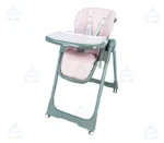 chaise haute rose